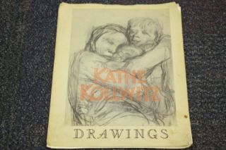 Kathe Kollwitz Portfolio Folder with A Collection of 9 Prints Drawings