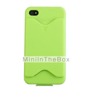 USD $ 2.59   Credit Card Holder Hard Cover Case for iPhone 4 (Random