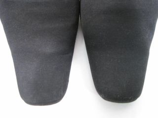 Kalliste Black Leather Slides Mules Heels Shoes Sz 38