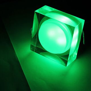 EUR € 21.15   3w 201lm 520 535 K cubo verde luz de cristal del techo