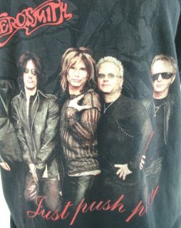 Aerosmith Just Push Play 2001 Steven Tyler T Shirt XL