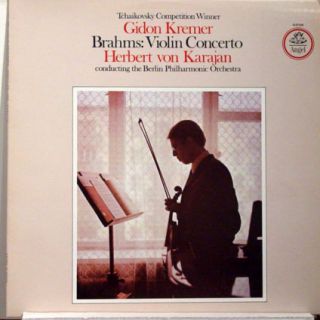 Karajan Gidon Kremer Brahms Violin Concerto LP M Quad