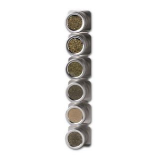Kamenstein Magnetic Canister Spice Rack 6 Jars