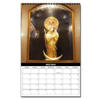 Blessed Virgin Mary Vertical 2013 Wall Calendar by ralley