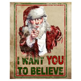 Believe In Santa Claus Posters & Prints