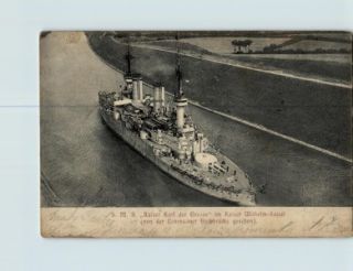 Kaiser Karl Der Grosse SHIP Antique Postcard 159138