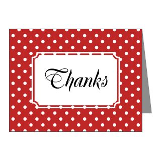 Art Gifts > Art Note Cards > Diagonal Dots Red Note Cards (Pk of 20