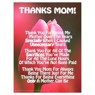 Thanks Mom Poems Gifts & Merchandise  Thanks Mom Poems Gift Ideas