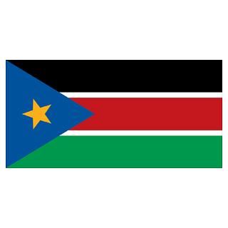 Wall Art  Posters  Southern Sudan Flag Poster