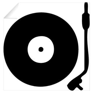 Wall Art  Wall Decals  Vinyl Turntable 1 Wall Decal