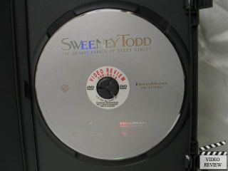 Sweeney Todd The Demon Barber of Fleet Street DVD 097363500643