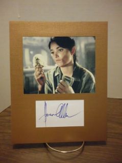 Karen Allen Autograph Indiana Jones Display Signed Signature COA