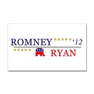Stickers  Romney Ryan 2012 Sticker (Rectangle