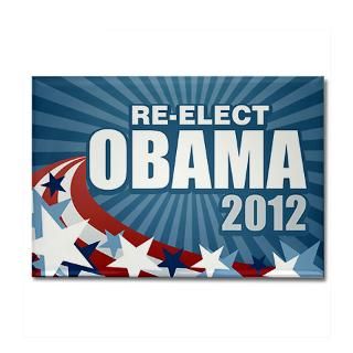 2012 Gifts  2012 Magnets  Re elect Obama 2012 Rectangle Magnet