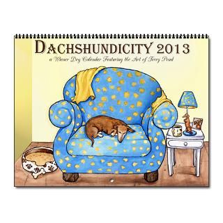 2013 Dachshundicity 2013 Wall Calendar by terrypond