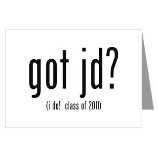 got jd? (i do class of 2011) Greeting Cards (Pk o for