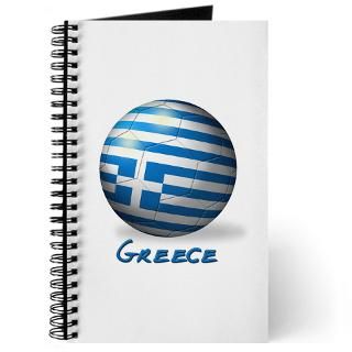 2010 Gifts  2010 Journals  Greece Flag Soccer Ball Journal