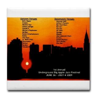 2009 Jazz Fest Tile Coaster