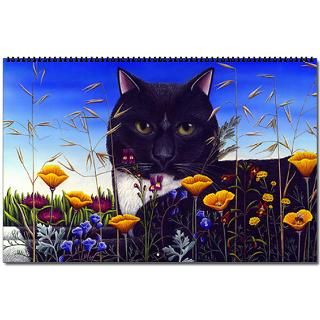 Cat Home Office > 22x17 2009 Wall Calendar #6 with 13 Cat Paintings