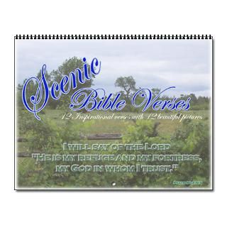 Gifts  Bible Home Office  Scenic Bible Verse Wall Calendar (2010