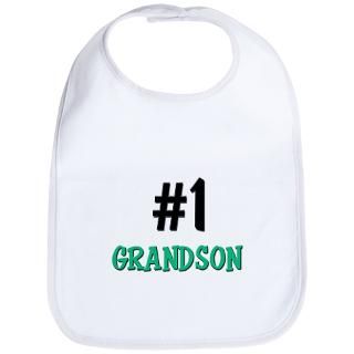 Number 1 GRANDSON Bib for $12.00