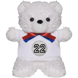 Volleyball Player Number 22 Teddy Bear for $18.00