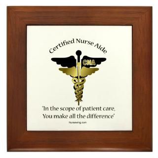 CNA Framed Tile CD  Nurse Aide Gift Sets  Nursewing Gift Shop
