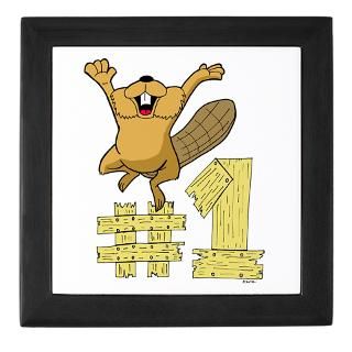 Number One Cartoon Beaver : Cartoon Animal T Shirts and GiftsCartoon