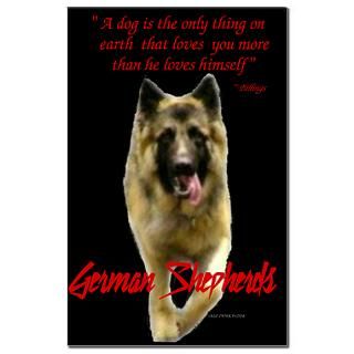german shepherd mini poster print $ 9 99