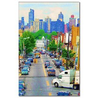 Astoria, Queens, NYC Mini Poster Print  NYC Watercolor Images