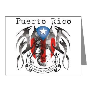 Art Gifts > Art Note Cards > Puerto Rico Flag Note Cards (Pk of 10)