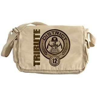 Gifts  Capitol Bags  District 12 Tribute Canvas Messenger Bag