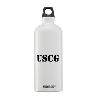 Gifts  America Drinkware  USCG, JOHN 1513 Sigg Water Bottle