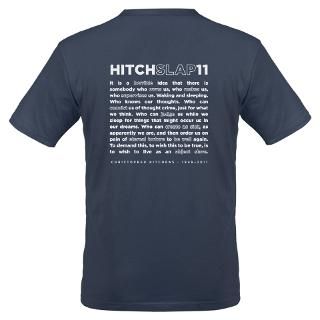 Christopher Hitchens Hitchslap 11 Blue T Shirt