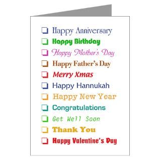 Anniversary Greeting Cards  The All In One Greeting Card (Pk of 10
