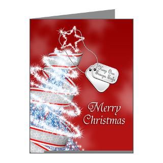 2008 Note Cards  Patriotic Christmas (red) Note Cards (Pk of 10