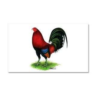 Animal Gifts  Animal Wall Decals  Red Gamecock 22x14 Wall Peel