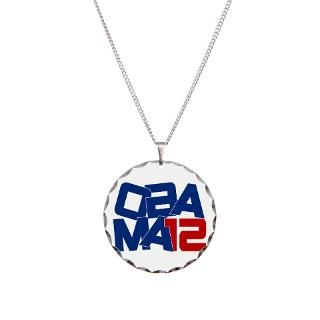 2012 Election Gifts  2012 Election Jewelry  Obama 12 Necklace