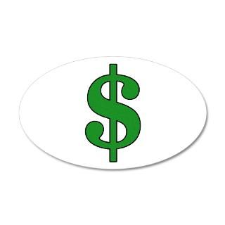 Accountant Gifts  Accountant Wall Decals  Dollar Sign 22x14 Oval