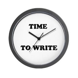 Time to Write Wall Clock for writers for $18.00