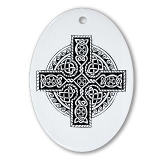 Celtic Cross 19 Oval Ornament for $12.50