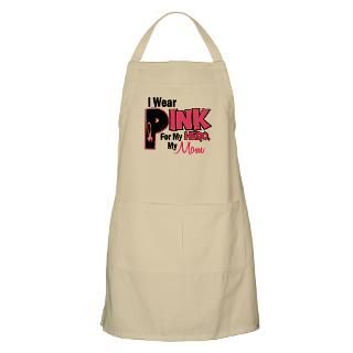 Wear Pink For My Mom 19 BBQ Apron