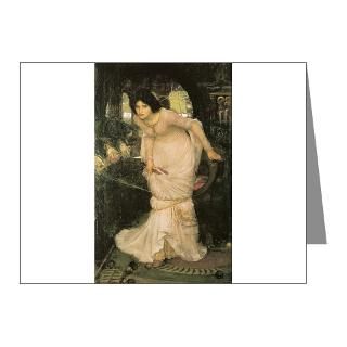 The Lady of Shalott Looking a Note Cards (Pk of 20 by ImmortalArtwork