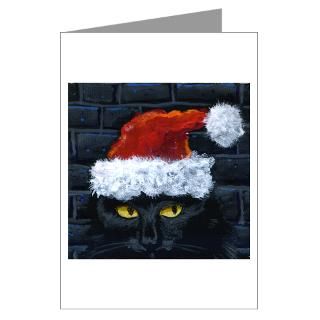 Greeting Cards > Kitty Claws Secret Santa Greeting Cards (Pk of 20