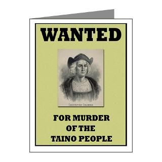  America Note Cards  Columbus a Murderer Note Cards (Pk of 20