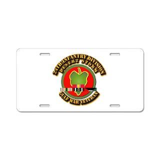 24Th Infantry Division License Plate Covers  24Th Infantry Division