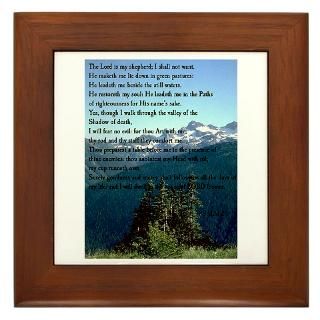 Psalm 23 Gifts  Psalm 23 Home Decor  Psalm 23 Framed Tile