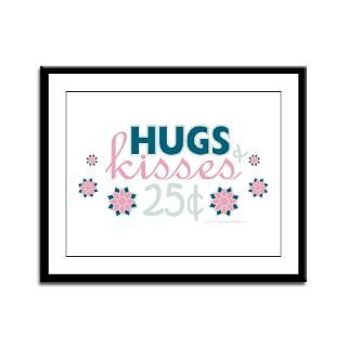 Kisses 25 Cents T Shirts  Hugs & Kisses 25 Cents Framed Panel Print