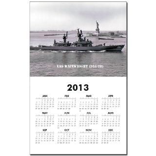28 Gifts  28 Home Office  USS WAINWRIGHT (DLG 28) Calendar Print