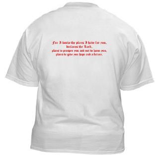 Bible T shirts  Jeremiah 2911 White T Shirt